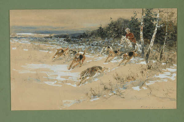 Ворошилов Сергей Семенович. Псовая охота